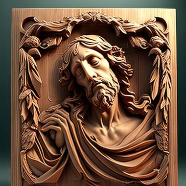 3D model st jesus (STL)